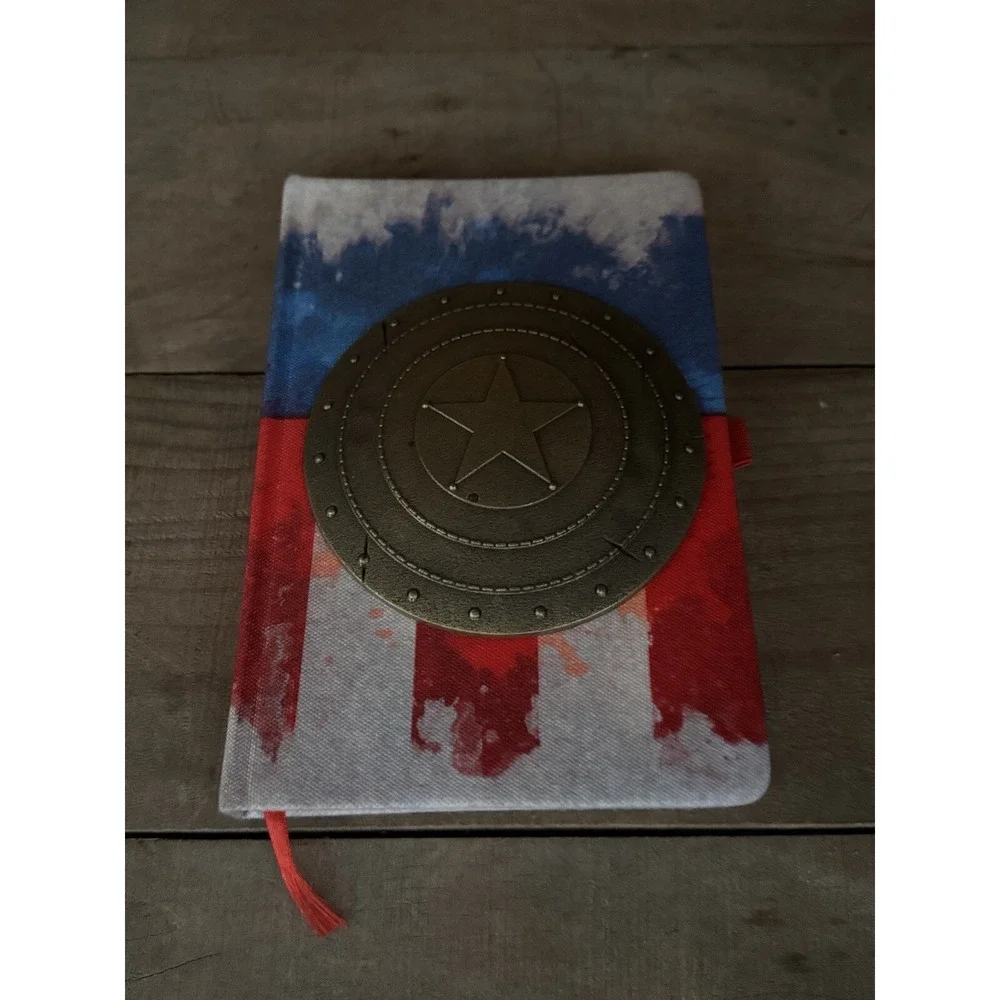 ~NEW~Marvel Captain America 3D Shield Premium Notebook Journal‎ Sketchbook